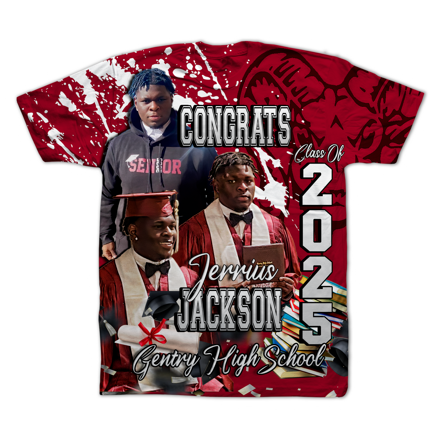 Graduation Shirt Bundle- Front & Back $35 each(5 Shirt Minimum)