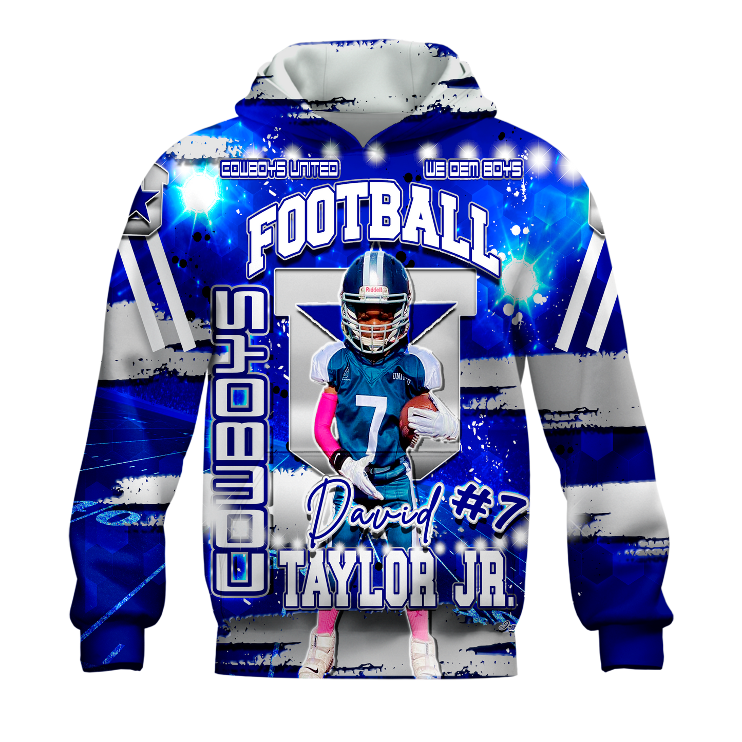 3D Sublimation Hoodie- Full Front & Back