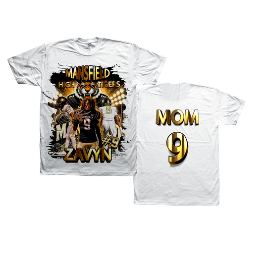 3D Center Design Tee - Front & Back