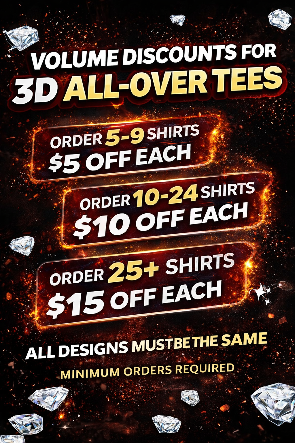 3D All Over Tee