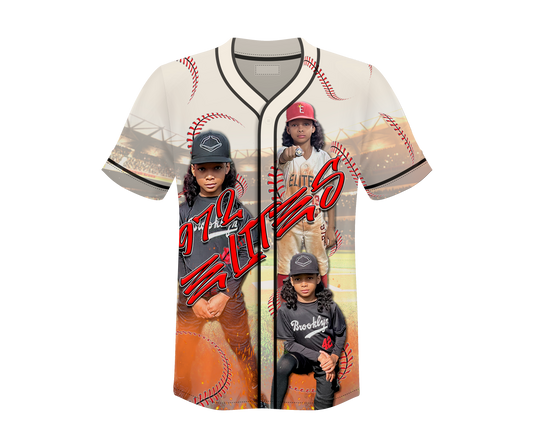 3D Baseball Jersey- Full Front & Back