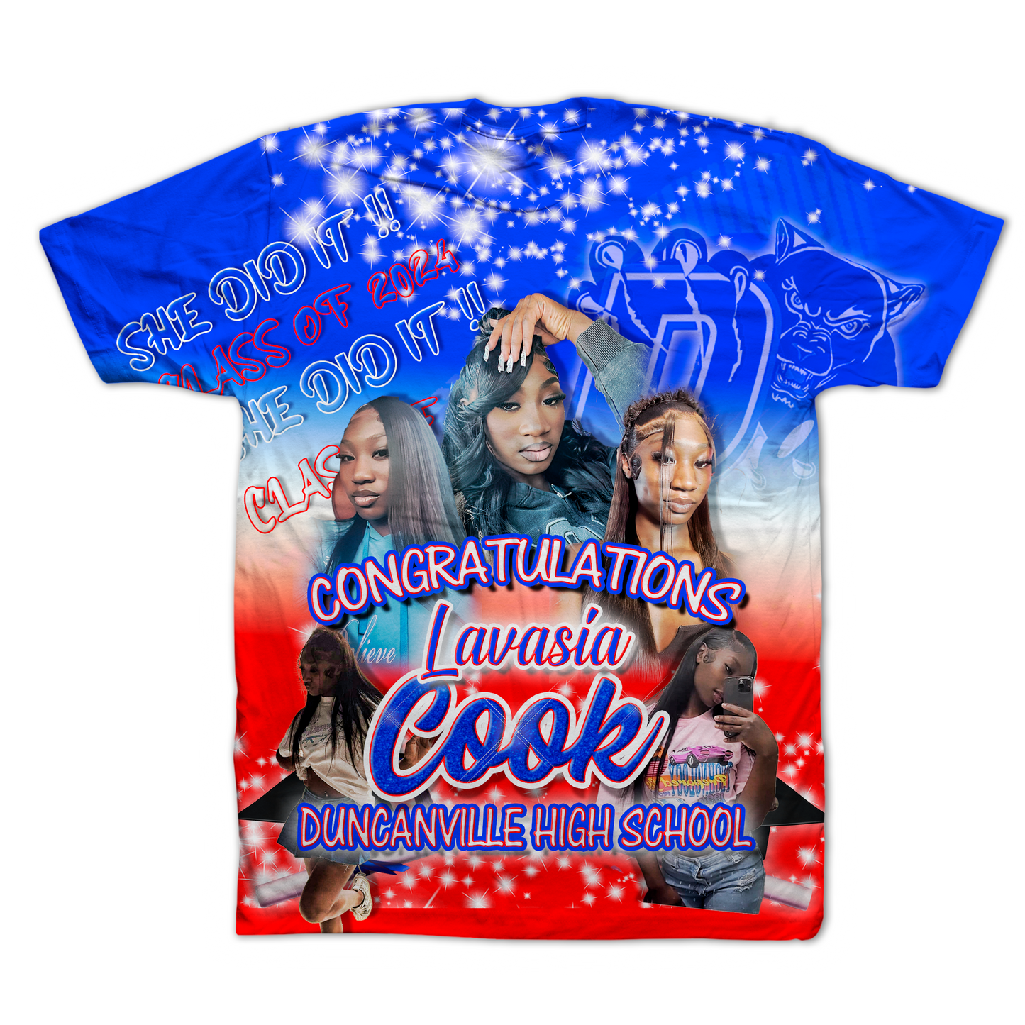 Graduation Shirt Bundle- Front & Back $35 each(5 Shirt Minimum)