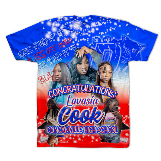 Graduation Shirt Bundle- Front & Back $35 each(5 Shirt Minimum)
