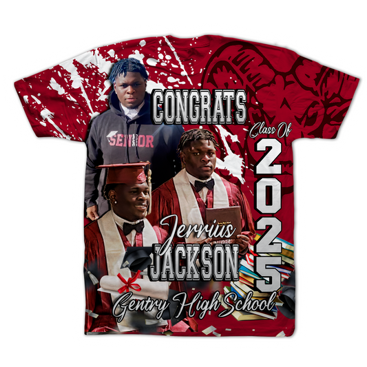 Graduation Shirt Bundle- Front Only $25each (5 Shirt Minimum)
