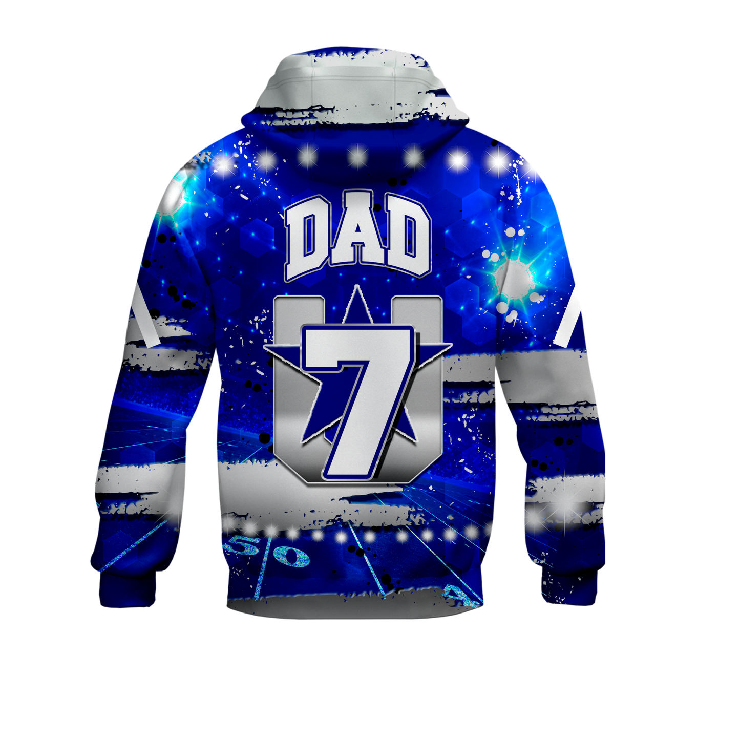 3D Sublimation Hoodie- Full Front & Back