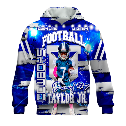 3D Sublimation Hoodie- Full Front & Back