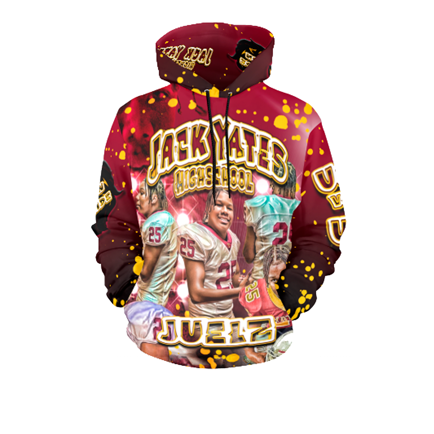 3D Sublimation Hoodie- Full Front & Back