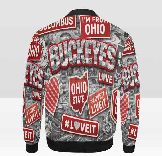 I Love Ohio 3D Jacket